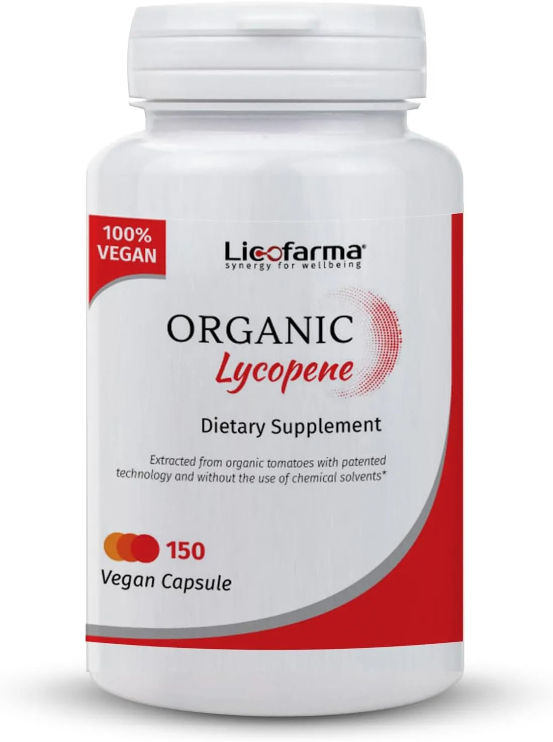 LICOFARMA - Licofarma Organic Lycopene 150 Capsulas - The Red Vitamin MX - Suplementos Alimenticios - {{ shop.shopifyCountryName }}