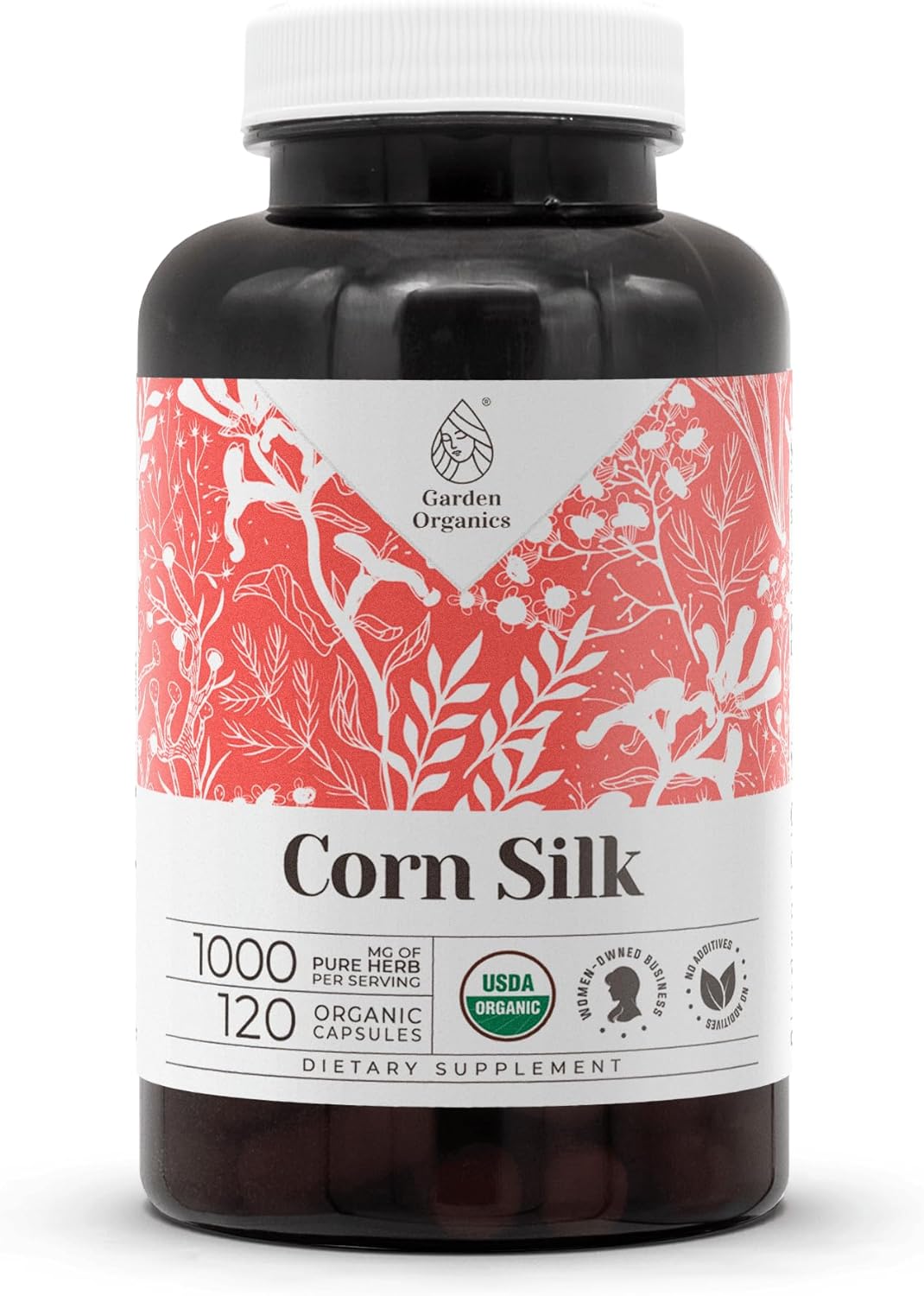 Garden Organics Corn Silk USDA Organic 120 Capsulas