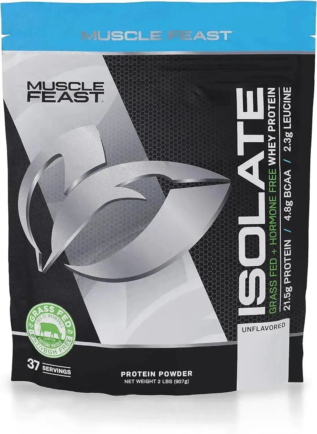 MUSCLE FEAST - Muscle Feast Grass-Fed Whey Protein Isolate Unflavored 907Gr. - The Red Vitamin MX - Suplementos Alimenticios - {{ shop.shopifyCountryName }}
