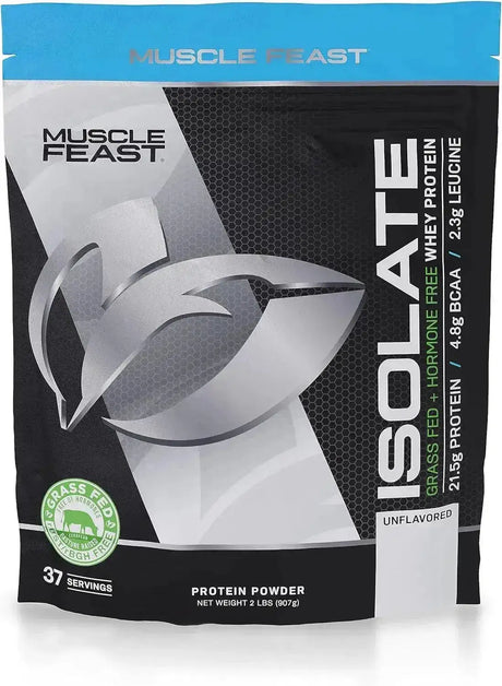 MUSCLE FEAST - Muscle Feast Grass-Fed Whey Protein Isolate Unflavored 907Gr. - The Red Vitamin MX - Suplementos Alimenticios - {{ shop.shopifyCountryName }}