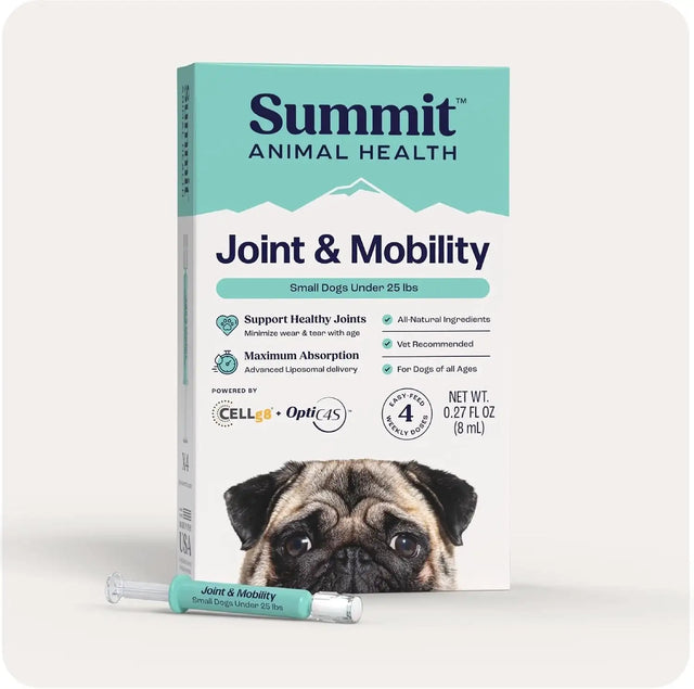 SUMMIT - Summit Canine Joint and Mobility Supplement for Small Dogs 8Ml. - The Red Vitamin MX - Cuidado De Cadera Y Articulaciones Para Perros - {{ shop.shopifyCountryName }}