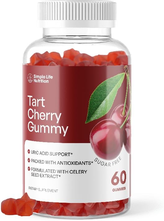 Simple Life Nutrition Tart Cherry Extract Gummies 60 Gomitas