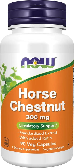 NOW SUPPLEMENTS - NOW Supplements Horse Chestnut 300Mg. 90 Capsulas - The Red Vitamin MX - Suplementos Alimenticios - {{ shop.shopifyCountryName }}