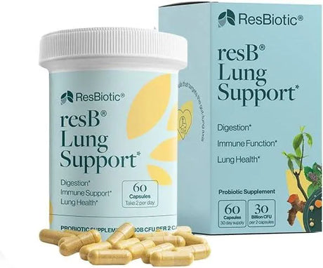 RESBIOTIC - ResBiotic resB Lung Support 60 Capsulas - The Red Vitamin MX - Suplementos Alimenticios - {{ shop.shopifyCountryName }}