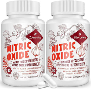 ZDOROVIYE - Zdoroviye Nitric Oxide Supplement for Men 90 Capsulas 2 Pack - The Red Vitamin MX - Suplementos Alimenticios - {{ shop.shopifyCountryName }}