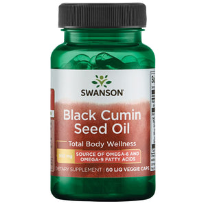 Swanson Black Cumin Seed Oil 500Mg. 60 Capsulas