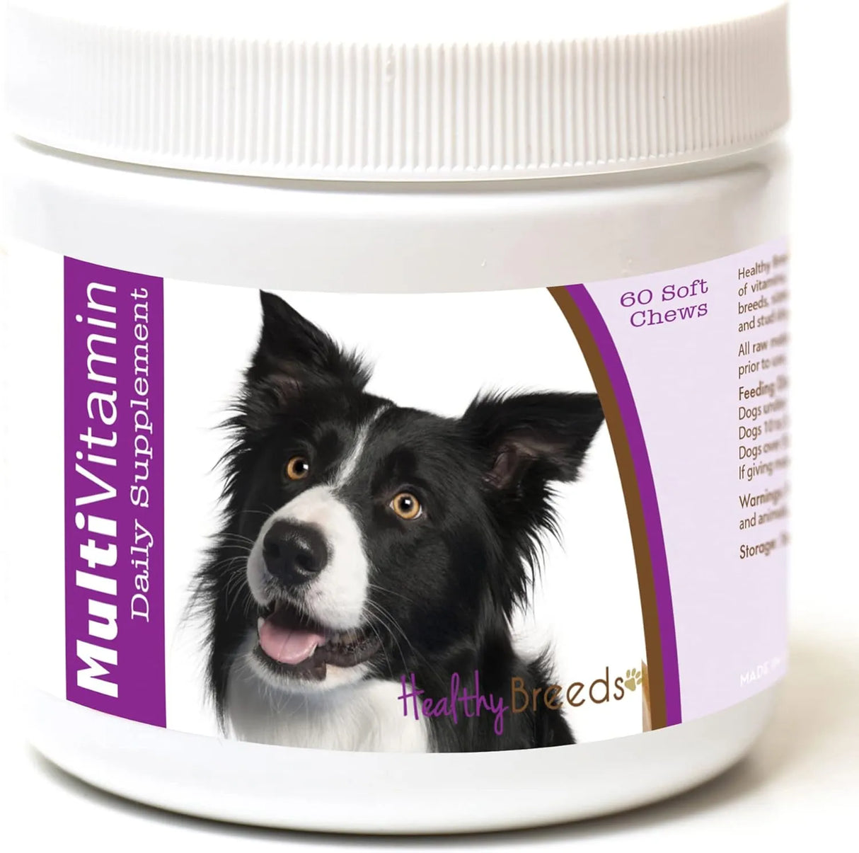 HEALTHY BREEDS - Healthy Breeds Border Collie Multi-Vitamin Soft Chews 60 Masticables - The Red Vitamin MX - Multivitamínicos Para Perros - {{ shop.shopifyCountryName }}