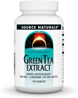 SOURCE NATURALS - Source Naturals Green Tea Extract 500Mg. 120 Tabletas - The Red Vitamin MX - Suplementos Alimenticios - {{ shop.shopifyCountryName }}