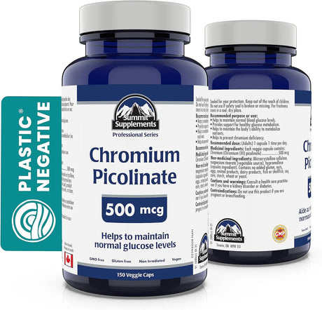 SUMMIT SUPPLEMENTS - Summit Supplements Chromium Picolinate 500mcg 150 Capsulas - The Red Vitamin MX - Suplementos Alimenticios - {{ shop.shopifyCountryName }}