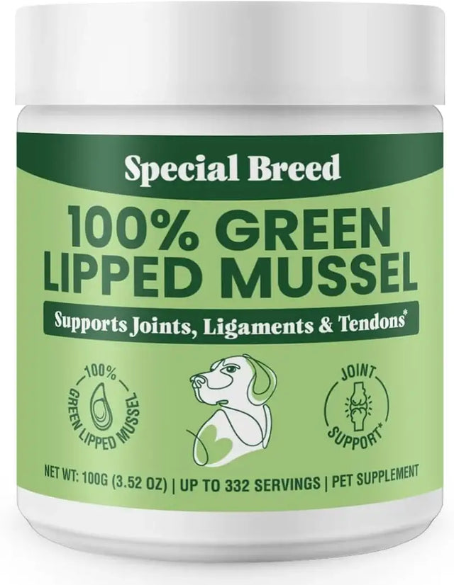 SPECIAL BREED - Special Breed Green Lipped Mussel Powder for Dogs & Cats 100Gr. - The Red Vitamin MX - Cuidado De Cadera Y Articulaciones Para Perros - {{ shop.shopifyCountryName }}