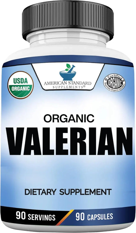 AMERICAN STANDARD SUPPLEMENTS - American Standard Supplements Organic Valerian 90 Capsulas - The Red Vitamin MX - Suplementos Alimenticios - {{ shop.shopifyCountryName }}