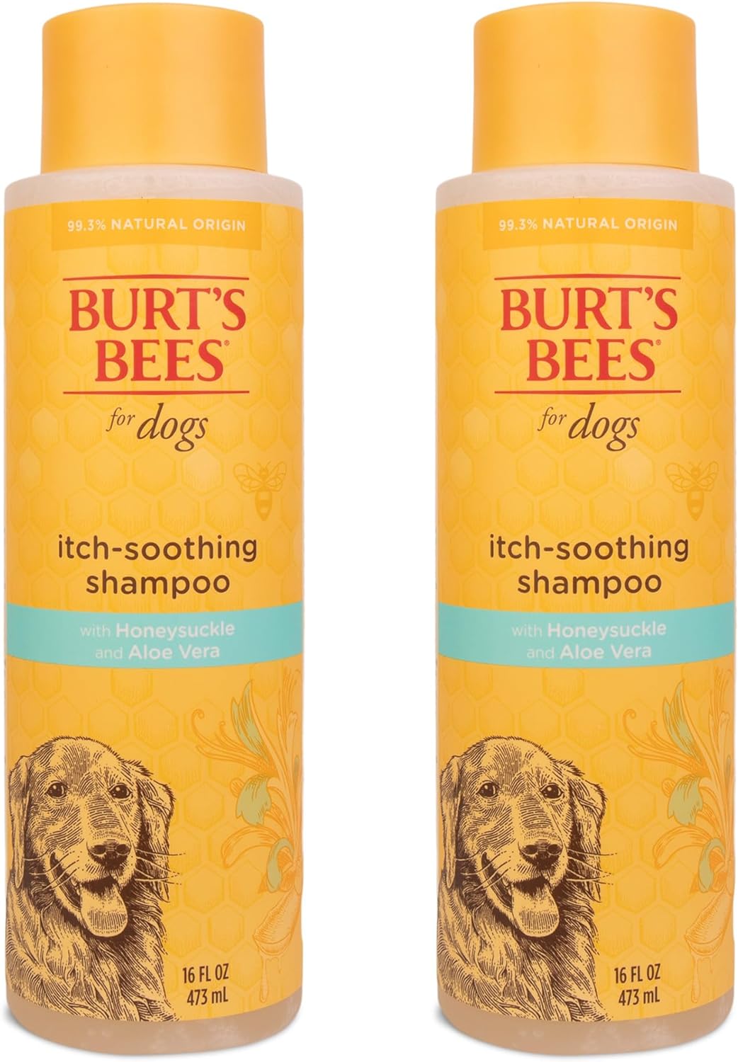 Burt's Bees for Pets Itch Soothing Shampoo with Honeysuckle 16 Fl.Oz. 2 Pack