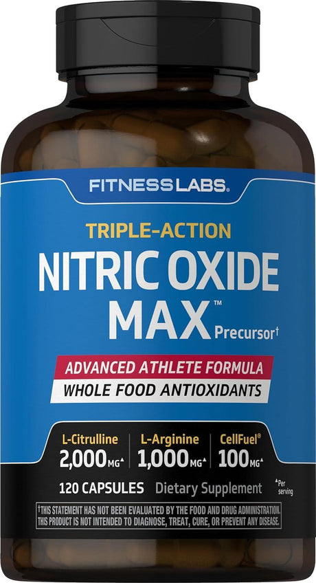 FITNESS LABS - Fitness Labs Nitric Oxide 3000Mg. 120 Capsulas - The Red Vitamin MX - Suplementos Alimenticios - {{ shop.shopifyCountryName }}