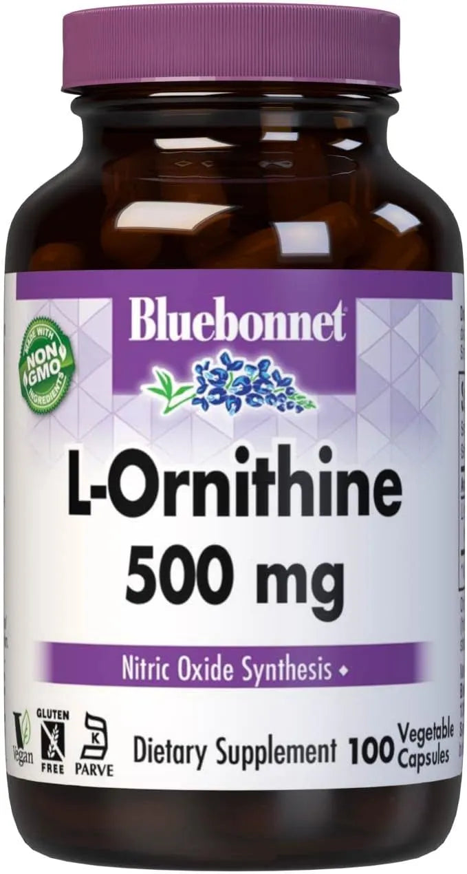 BLUEBONNET NUTRITION - Bluebonnet Nutrition L-Ornithine 500Mg. 100 Capsulas - The Red Vitamin MX - Suplementos Alimenticios - {{ shop.shopifyCountryName }}