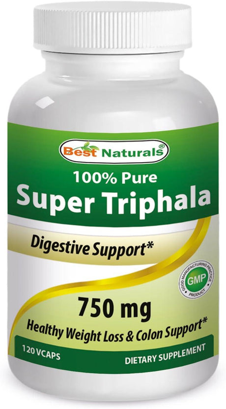 BEST NATURALS - Best Naturals Triphala 750Mg. 120 Capsulas - The Red Vitamin MX - Suplementos Alimenticios - {{ shop.shopifyCountryName }}