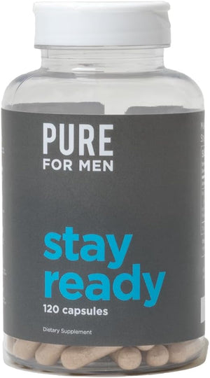 Pure for Men Original Cleanliness Stay Ready Fiber 120 Capsulas