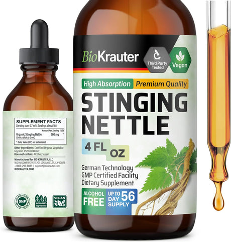 BIOKRAUTER - BIO KRAUTER Stinging Nettle Tincture 4 Fl.Oz. - The Red Vitamin MX - Suplementos Alimenticios - {{ shop.shopifyCountryName }}