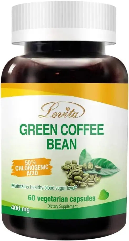 LOVITA - Lovita Green Coffee Bean Extract 1600Mg. 60 Capsulas - The Red Vitamin MX - Suplementos Alimenticios - {{ shop.shopifyCountryName }}