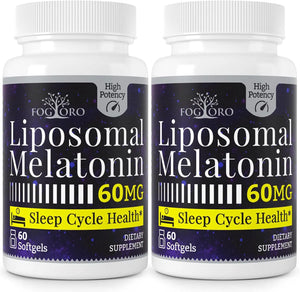 FOGORO - Fogoro Melatonin 60Mg. 60 Capsulas Blandas 2 Pack - The Red Vitamin MX - Suplementos Alimenticios - {{ shop.shopifyCountryName }}