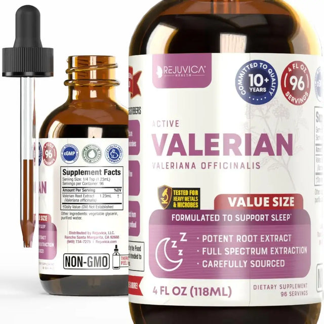 REJUVICA HEALTH - Rejuvica Health Active Valerian 4 Fl.Oz. - The Red Vitamin MX - Suplementos Alimenticios - {{ shop.shopifyCountryName }}