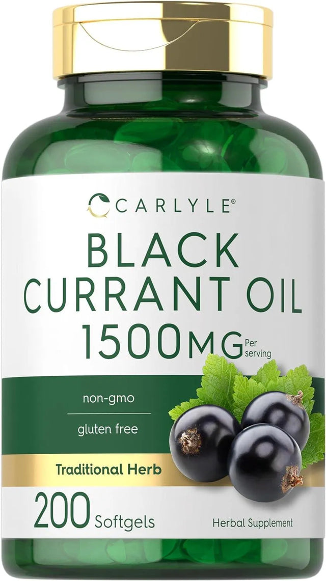 CARLYLE - Carlyle Black Currant Oil 1500Mg. 200 Capsulas Blandas - The Red Vitamin MX - Suplementos Alimenticios - {{ shop.shopifyCountryName }}