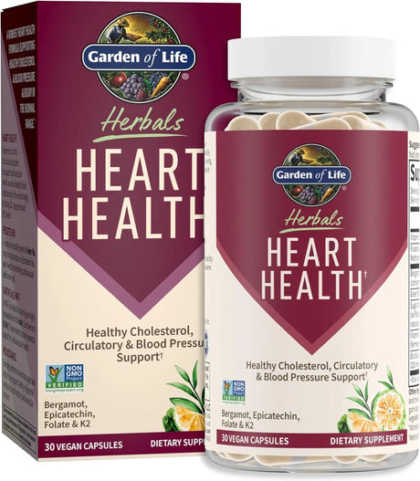 GARDEN OF LIFE - Garden of Life Herbals Heart Health 30 Capsulas - The Red Vitamin MX - Suplementos Alimenticios - {{ shop.shopifyCountryName }}