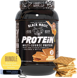 BLACK MAGIC - Black Magic Multi-Source Protein Powder Honey Grahams 925Gr. - The Red Vitamin MX - Suplementos Alimenticios - {{ shop.shopifyCountryName }}