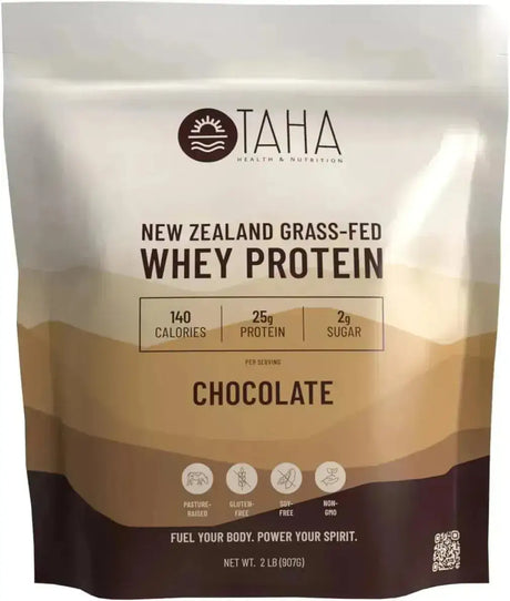 TAHA - Taha New Zealand Grass-Fed Whey Protein Concentrate Powder Chocolate 907Gr. - The Red Vitamin MX - Suplementos Alimenticios - {{ shop.shopifyCountryName }}