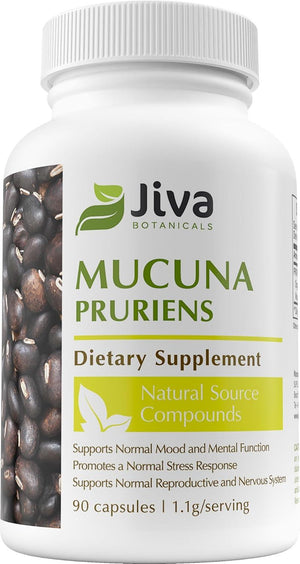 JIVA BOTANICALS - Jiva Botanicals Organic Mucuna Pruriens 90 Capsulas - The Red Vitamin MX - Suplementos Alimenticios - {{ shop.shopifyCountryName }}