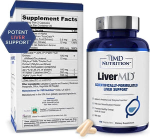 1MD NUTRITION - 1MD LiverMD Liver Support 60 Capsulas - The Red Vitamin MX - Suplementos Alimenticios - {{ shop.shopifyCountryName }}