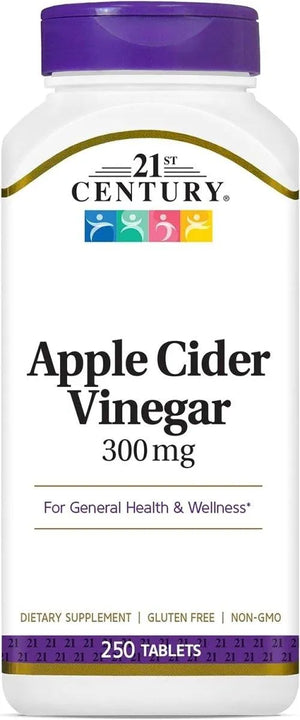 21ST CENTURY - 21st Century Apple Cider Vinegar 300Mg. 250 Tabletas - The Red Vitamin MX - Suplementos Alimenticios - {{ shop.shopifyCountryName }}