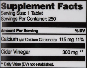 21ST CENTURY - 21st Century Apple Cider Vinegar 300Mg. 250 Tabletas - The Red Vitamin MX - Suplementos Alimenticios - {{ shop.shopifyCountryName }}