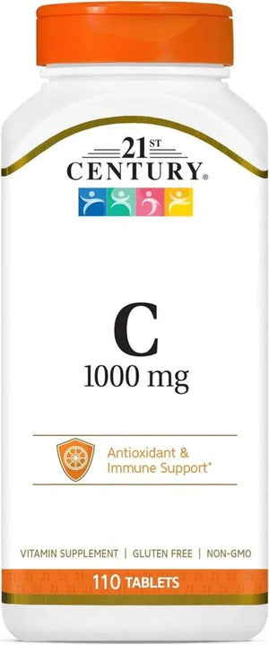 21ST CENTURY - 21st Century C 1000Mg. 110 Tabletas - The Red Vitamin MX - Suplementos Alimenticios - {{ shop.shopifyCountryName }}