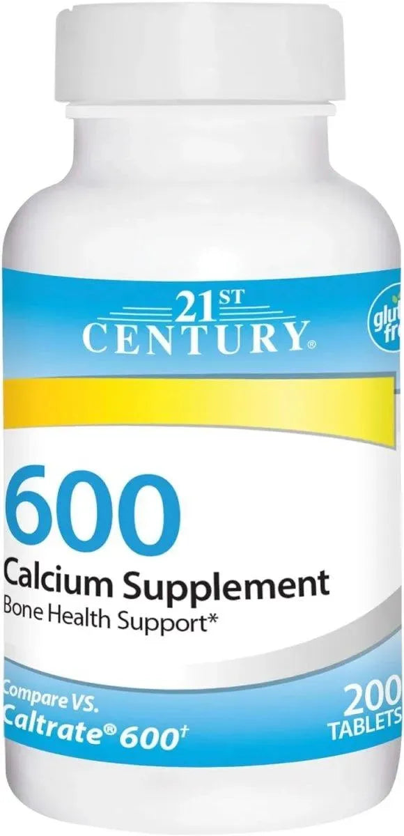 21ST CENTURY - 21st Century Calcium 600Mg. 200 Tabletas - The Red Vitamin MX - Suplementos Alimenticios - {{ shop.shopifyCountryName }}