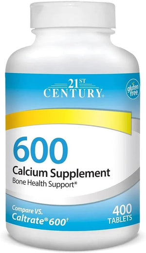 21ST CENTURY - 21st Century Calcium 600Mg. 400 Tabletas - The Red Vitamin MX - Suplementos Alimenticios - {{ shop.shopifyCountryName }}