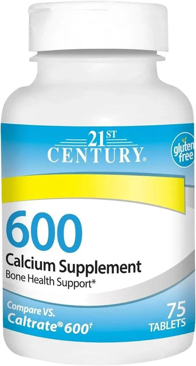 21ST CENTURY - 21st Century Calcium 600Mg. 75 Tabletas - The Red Vitamin MX - Suplementos Alimenticios - {{ shop.shopifyCountryName }}