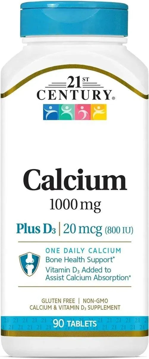 21ST CENTURY - 21st Century Calcium Plus D 90 Tabletas - The Red Vitamin MX - Suplementos Alimenticios - {{ shop.shopifyCountryName }}