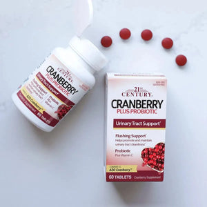 21ST CENTURY - 21st Century Cranberry Plus Probiotic 120 Tabletas - The Red Vitamin MX - Suplementos Alimenticios - {{ shop.shopifyCountryName }}