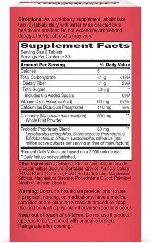 21ST CENTURY - 21st Century Cranberry Plus Probiotic 60 Tabletas - The Red Vitamin MX - Suplementos Alimenticios - {{ shop.shopifyCountryName }}