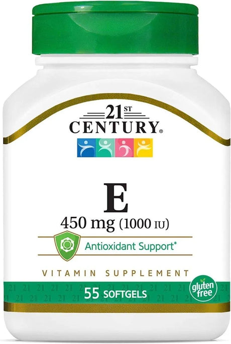 21ST CENTURY - 21st Century E 1000 I.U. 55 Capsulas Blandas - The Red Vitamin MX - Suplementos Alimenticios - {{ shop.shopifyCountryName }}