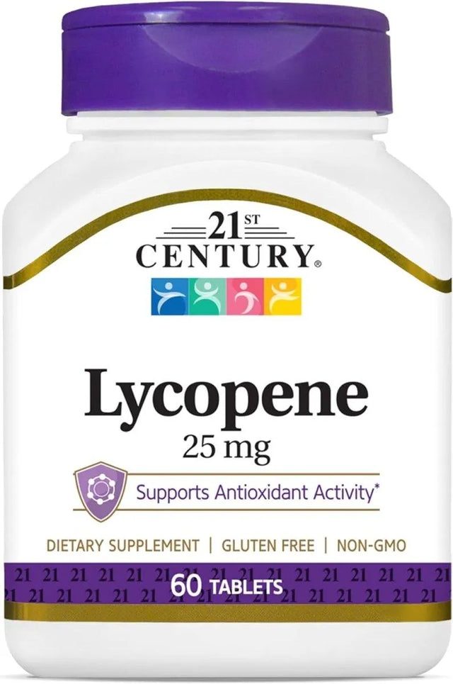 21ST CENTURY - 21st Century Lycopene 25Mg. 60 Tabletas - The Red Vitamin MX - Suplementos Alimenticios - {{ shop.shopifyCountryName }}