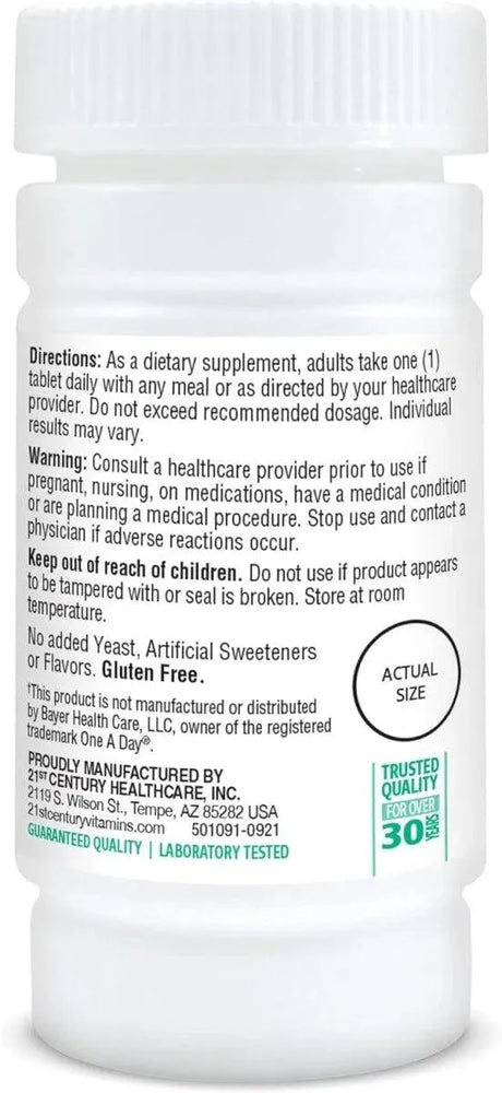 21ST CENTURY - 21st Century One Daily Essential 100 Tabletas - The Red Vitamin MX - Suplementos Alimenticios - {{ shop.shopifyCountryName }}