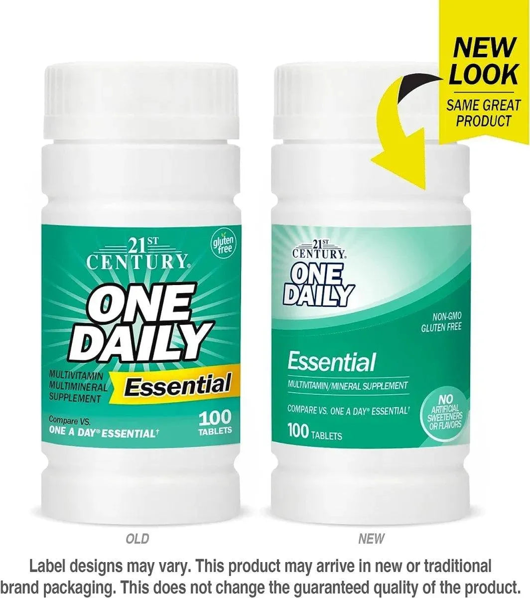 21ST CENTURY - 21st Century One Daily Essential 100 Tabletas - The Red Vitamin MX - Suplementos Alimenticios - {{ shop.shopifyCountryName }}