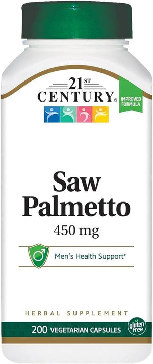 21ST CENTURY - 21st Century Saw Palmetto 450Mg. 200 Capsulas - The Red Vitamin MX - Suplementos Alimenticios - {{ shop.shopifyCountryName }}