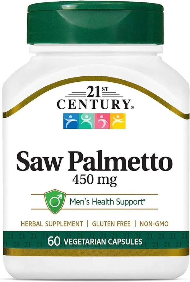 21ST CENTURY - 21st Century Saw Palmetto 450Mg. 60 Capsulas - The Red Vitamin MX - Suplementos Alimenticios - {{ shop.shopifyCountryName }}