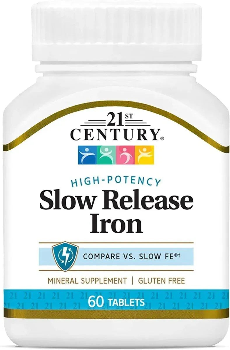 21ST CENTURY - 21st Century Slow Release Iron Tablets 60 Tabletas - The Red Vitamin MX - Suplementos Alimenticios - {{ shop.shopifyCountryName }}