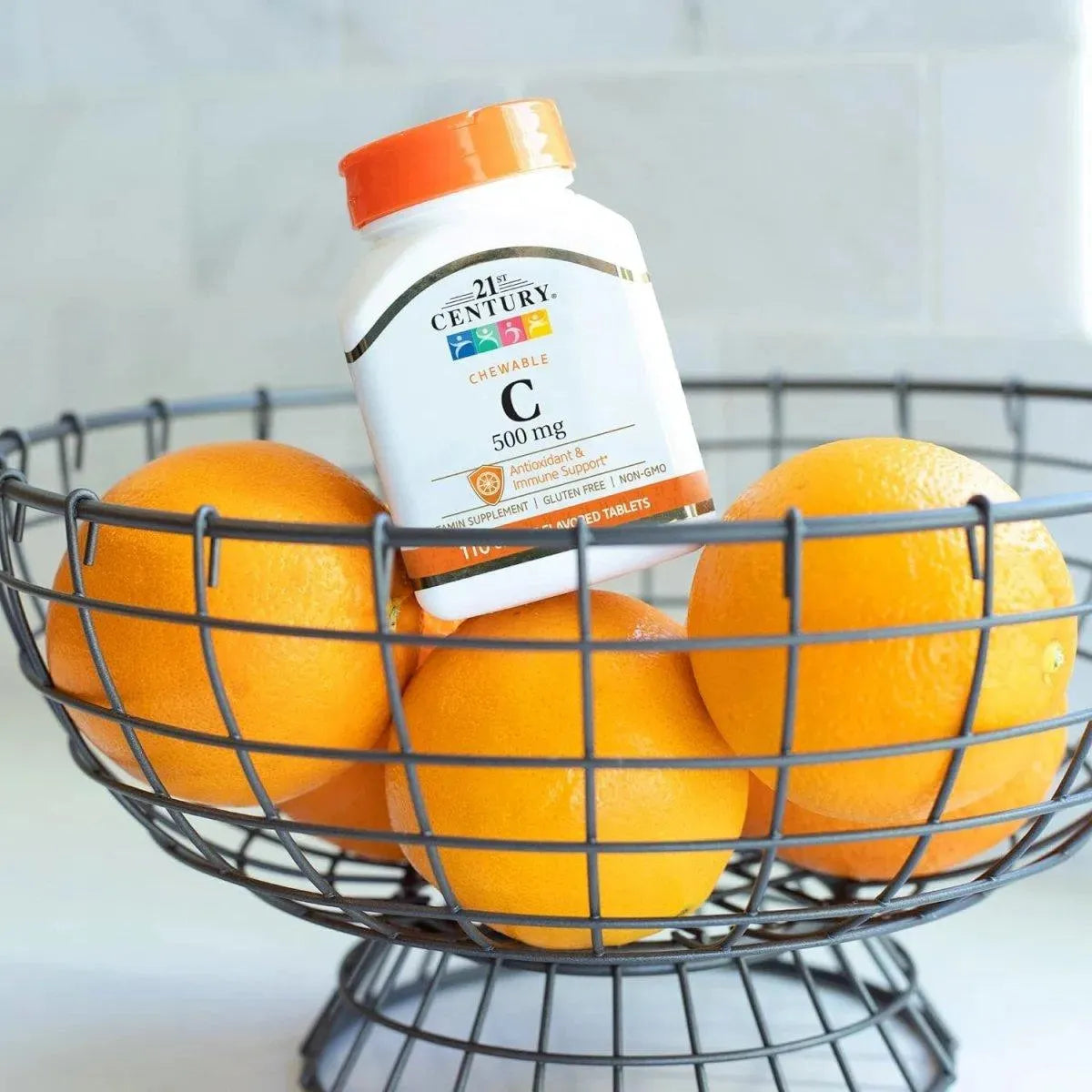 21ST CENTURY - 21st Century Vitamin C 500Mg. Chewable Tablets 110 Tabletas Masticables - The Red Vitamin MX - Suplementos Alimenticios - {{ shop.shopifyCountryName }}