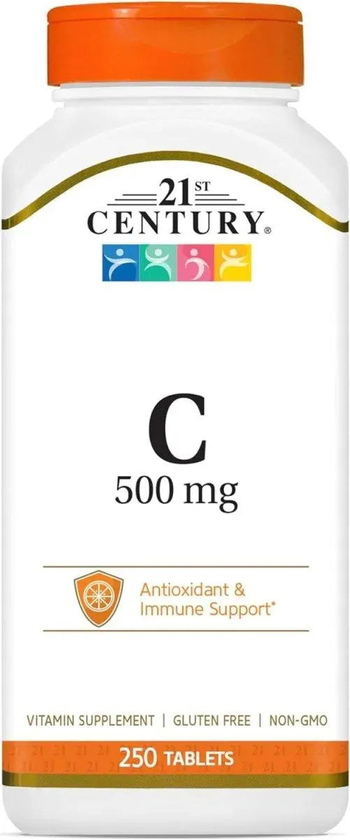 21ST CENTURY - 21st Century Vitamin C 500Mg. Chewable Tablets 250 Tabletas Masticables - The Red Vitamin MX - Suplementos Alimenticios - {{ shop.shopifyCountryName }}