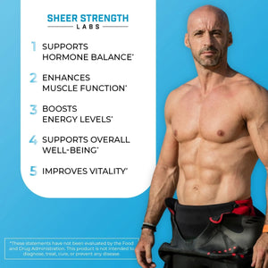 SHEER STRENGTH LABS - Sheer Strength DHEA 100Mg. 60 Capsulas - The Red Vitamin MX - Suplementos Alimenticios - {{ shop.shopifyCountryName }}