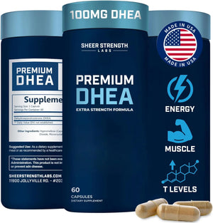 SHEER STRENGTH LABS - Sheer Strength DHEA 100Mg. 60 Capsulas - The Red Vitamin MX - Suplementos Alimenticios - {{ shop.shopifyCountryName }}